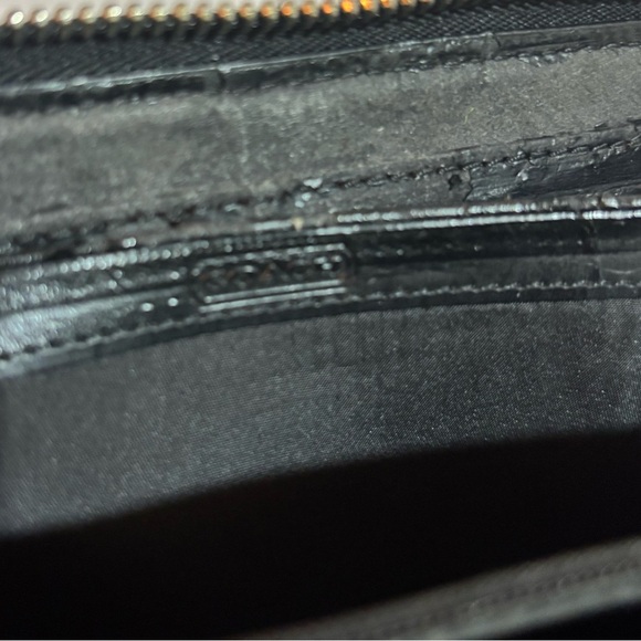 Coach vintage Black Leather Wallet - Picture 4 of 6